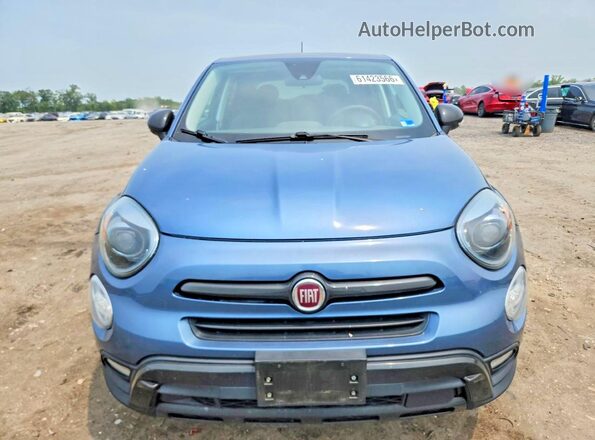ZFBCFYCB2JP643341 2018 FIAT 500X Blue Front view