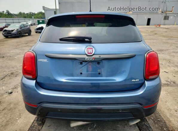 ZFBCFYCB2JP643341 2018 FIAT 500X Blue Rear view