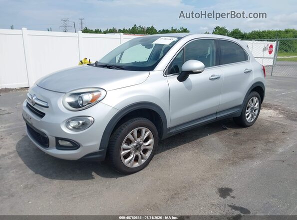 ZFBCFYDT7GP388931 2016 FIAT 500X Silver წინა მარცხენა ხედი სამი მეოთხედიდან