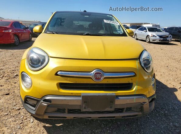 ZFBCFYET0GP334591 2016 FIAT 500X Yellow Vista frontal