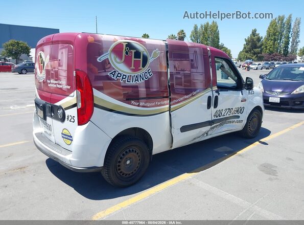ZFBERFBT6G6B63657 2016 RAM PROMASTER CITY White Trasero derecho
