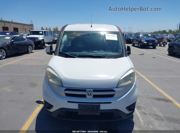 ZFBERFBT6G6B63657 2016 RAM PROMASTER CITY White Vista del cuadro de instrumentos
