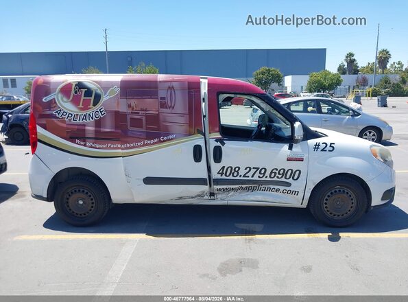 ZFBERFBT6G6B63657 2016 RAM PROMASTER CITY White Vista interior trasera