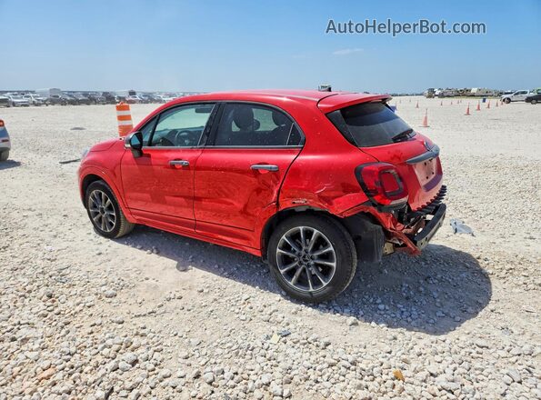ZFBNF3A18MP913764 2021 FIAT 500X Red Trasero izquierdo