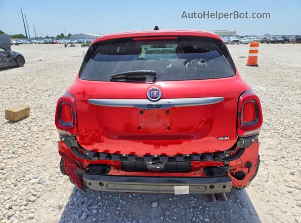 ZFBNF3A18MP913764 2021 FIAT 500X Red Vista trasera