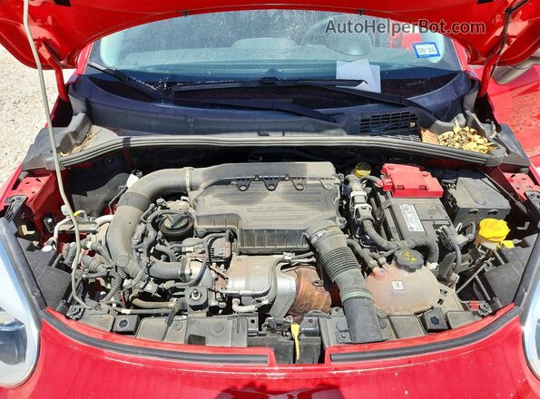 ZFBNF3A18MP913764 2021 FIAT 500X Red Vista interior trasera