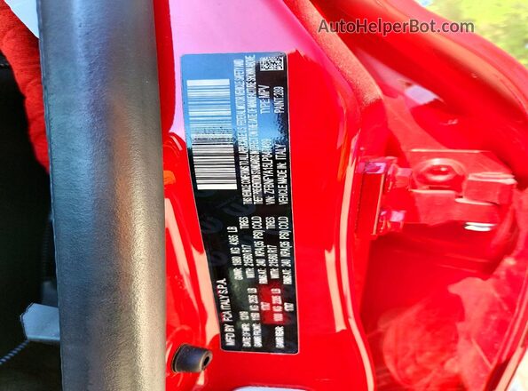 ZFBNFYA15LP847489 2020 FIAT 500X Red Vista del compartimento del motor