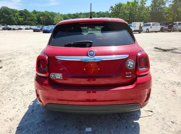ZFBNFYA15LP847489 2020 FIAT 500X Red Vista trasera