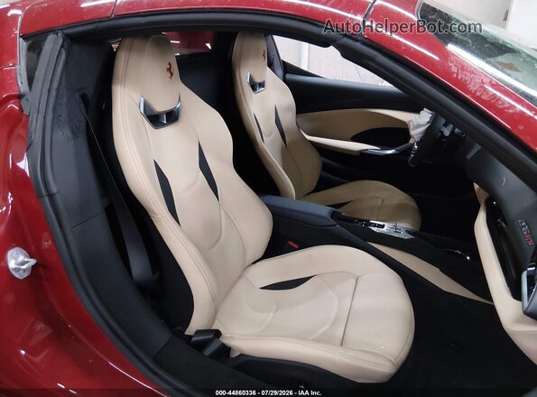 ZFF01SMA3S0324494 2025 FERRARI 296 Красный Вид наклейки с VIN-кодом