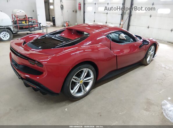 ZFF01SMA3S0324494 2025 FERRARI 296 Красный Задняя правая четверть