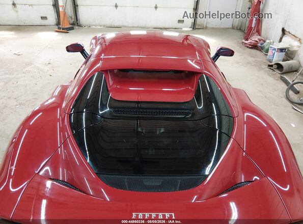 ZFF01SMA3S0324494 2025 FERRARI 296 Красный Вид сзади