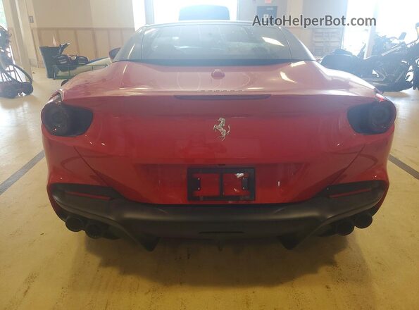 ZFF02RPA5N0281492 2022 FERRARI PORTOFINO Red Rear view