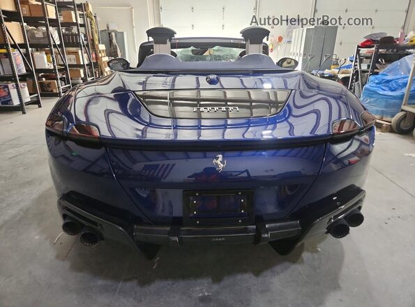 ZFF09RPA0T0328484 2026 FERRARI ROMA Синий Вид сзади