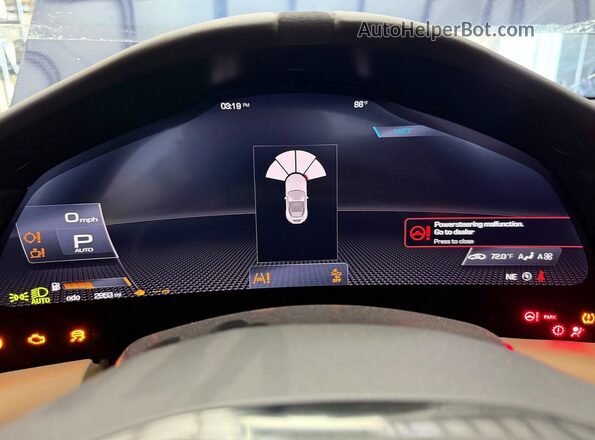 ZFF09RPA0T0328484 2026 FERRARI ROMA Синий Вид щитка приборов
