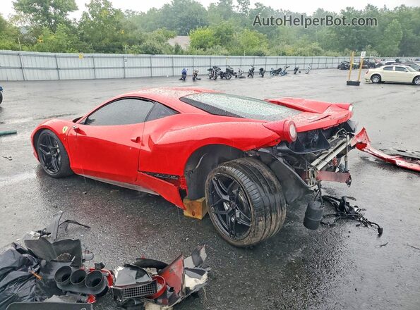 ZFF67NFAXC0184744 2012 FERRARI 458 Red Rear left