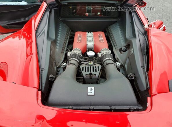 ZFF67NFAXC0184744 2012 FERRARI 458 Red Rear interior view