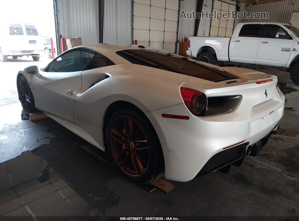 ZFF79ALA7J0230832 2018 FERRARI 488 Белый Задняя левая четверть