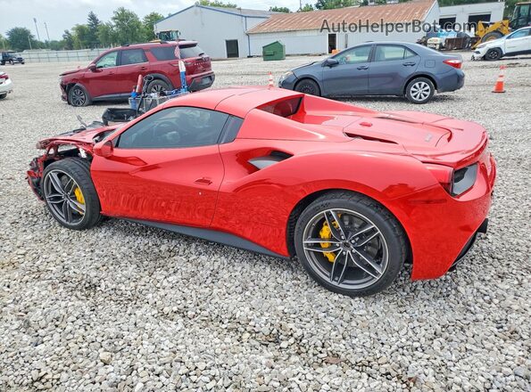 ZFF80AMA0K0245476 2019 FERRARI 488 Red Հետևի ձախ