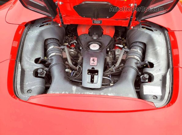 ZFF80AMA0K0245476 2019 FERRARI 488 Red Սալոնի հետևի տեսք