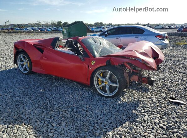 ZFF93LMA6P0278609 2023 FERRARI F8 Красный Передняя правая четверть
