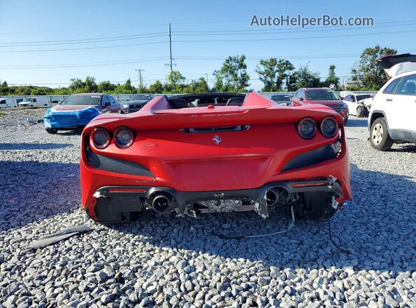 ZFF93LMA6P0278609 2023 FERRARI F8 Красный Вид сзади