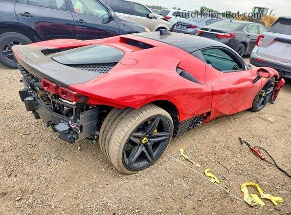 ZFF95NLA2M0263155 2021 FERRARI SF90 STRADALE Red Rear right