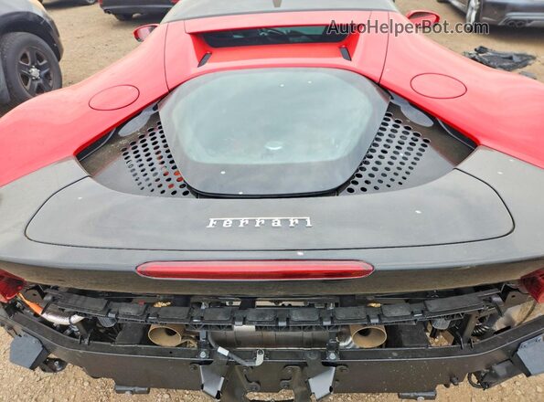 ZFF95NLA2M0263155 2021 FERRARI SF90 STRADALE Red Rear seats view