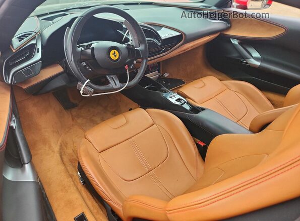 ZFF95NLA2M0263155 2021 FERRARI SF90 STRADALE Red Dashboard view