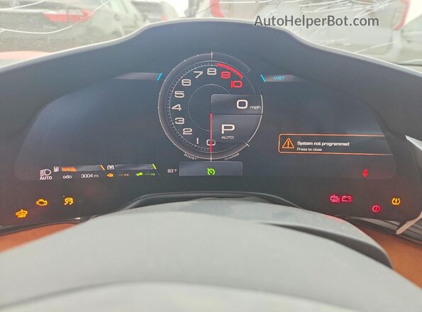 ZFF95NLA2M0263155 2021 FERRARI SF90 STRADALE Red Instrument cluster view