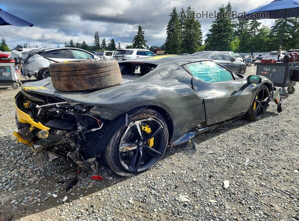 ZFF99SLAXP0291115 2023 FERRARI 296GTB Gray Հետևի աջ
