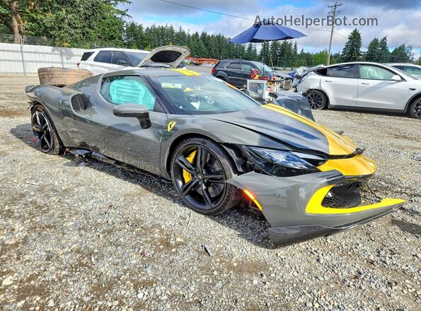 ZFF99SLAXP0291115 2023 FERRARI 296GTB Gray Առջևի աջ