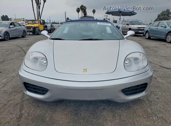 ZFFYT53A820127434 2002 FERRARI 360 Серебряный Вид спереди