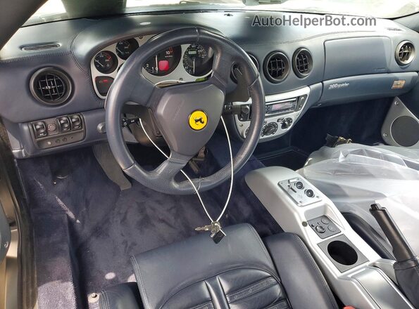 ZFFYT53A820127434 2002 FERRARI 360 Серебряный Вид панели приборов