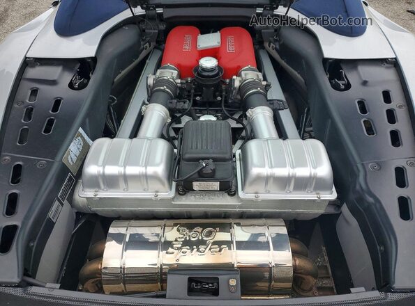 ZFFYT53A820127434 2002 FERRARI 360 Серебряный Вид задней части салона