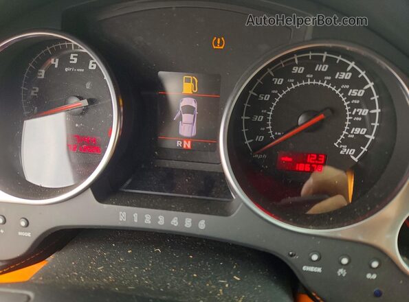 ZHWGU5BZ5CLA11472 2012 LAMBORGHINI GALLARDO Серый Вид щитка приборов