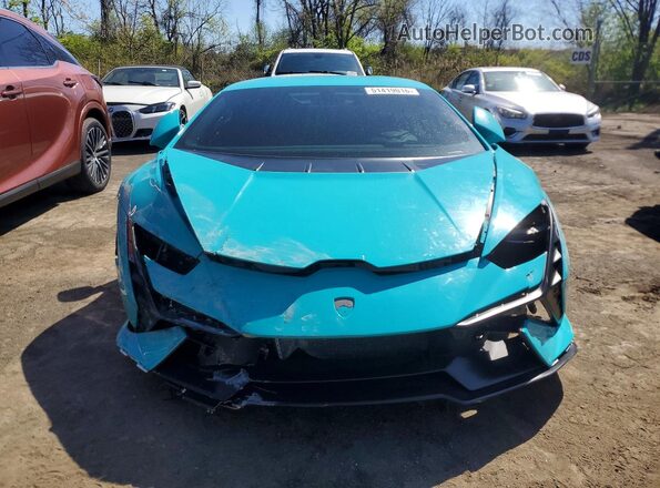 ZHWUB6ZF7RLA27403 2024 LAMBORGHINI HURACAN Бирюзовый Вид спереди