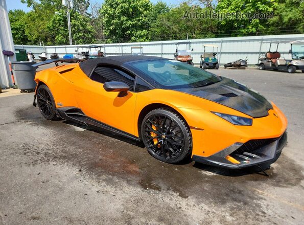 ZHWUR1ZF2HLA05614 2017 LAMBORGHINI HURACAN Оранжевый Передняя правая четверть