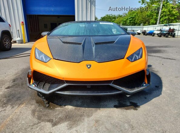 ZHWUR1ZF2HLA05614 2017 LAMBORGHINI HURACAN Оранжевый Вид спереди
