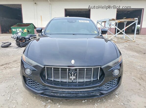 ZN661XUAXHX248129 2017 MASERATI LEVANTE Black Front view