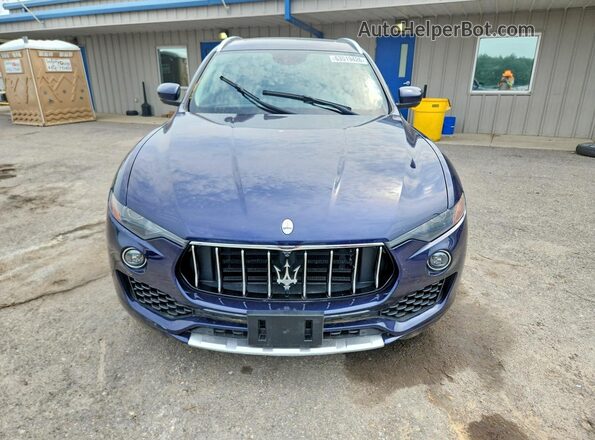 ZN661XUL2HX263371 2017 MASERATI LEVANTE Blue Front view