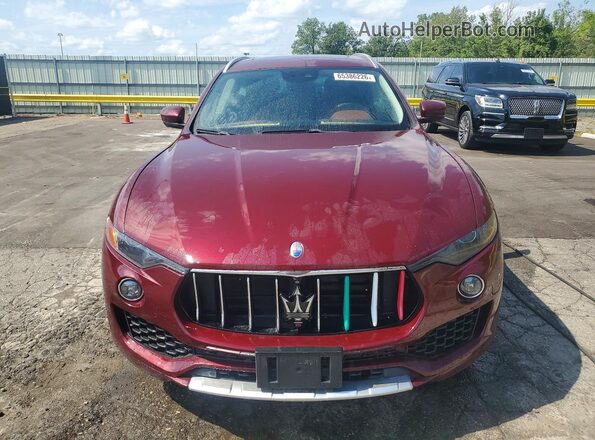 ZN661XUL5HX256561 2017 MASERATI LEVANTE Red Vista frontal