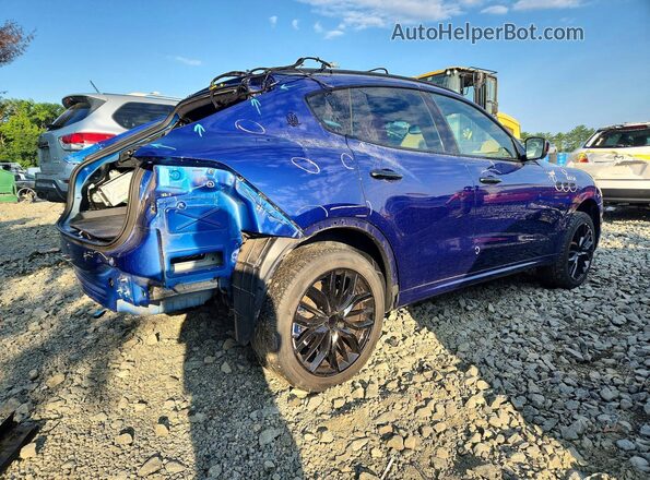 ZN661XUS0JX302133 2018 MASERATI LEVANTE Blue Trasero derecho