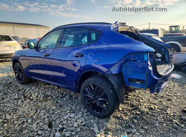 ZN661XUS0JX302133 2018 MASERATI LEVANTE Blue Trasero izquierdo