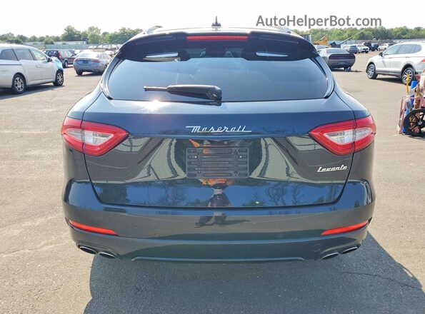 ZN661XUS4HX245610 2017 MASERATI LEVANTE Black უკანა ხედი