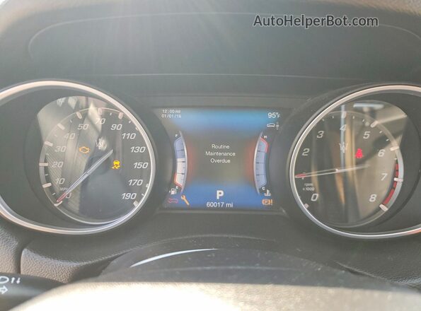 ZN661XUS4HX245610 2017 MASERATI LEVANTE Black ხელსაწყოთა პანელის ხედი