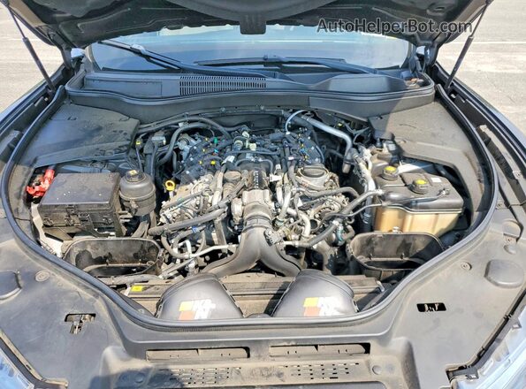 ZN661XUS4HX245610 2017 MASERATI LEVANTE Black ძრავის განყოფილების ხედი