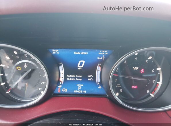 ZN661ZUA2KX328897 2019 MASERATI LEVANTE White Vista de los asientos traseros