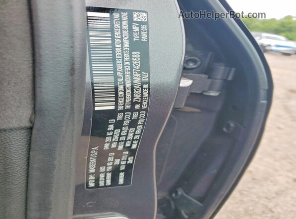 ZN682AVM9P7426588 2023 MASERATI GRECALE Gray Вид наклейки з VIN-кодом