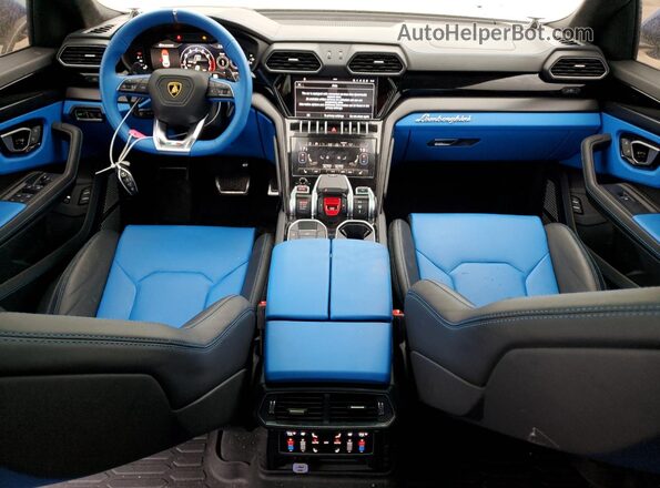 ZPBCA1ZL6NLA17591 2022 LAMBORGHINI URUS Синий Вид панели приборов