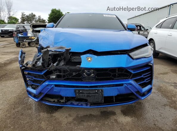 ZPBCA1ZL6NLA17591 2022 LAMBORGHINI URUS Синий Вид спереди